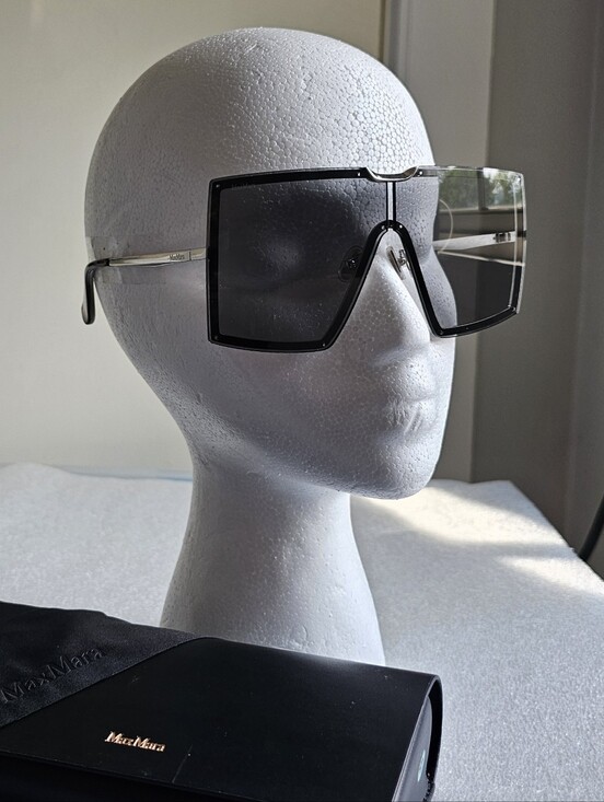 NWOT - MaxMara MILLER MM0117 - Oversized Square Windshield Sunglasses main image 6
